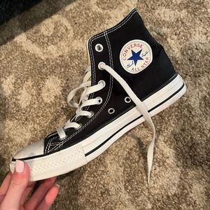 Never worn converse women’s 9 - high top. Perfect condition